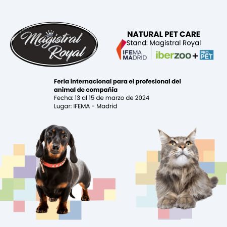 Los esperamos con ansias en el Stand Magistral Royal, donde la magia y el amor por las mascotas se encuentran en cada rincón! ¡No se pierdan la oportunidad de ser parte de algo extraordinario en la Feria Iberzoo Propet 2024