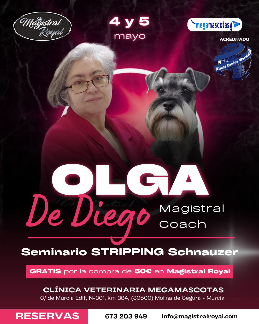 seminario peluquería canina Stripping