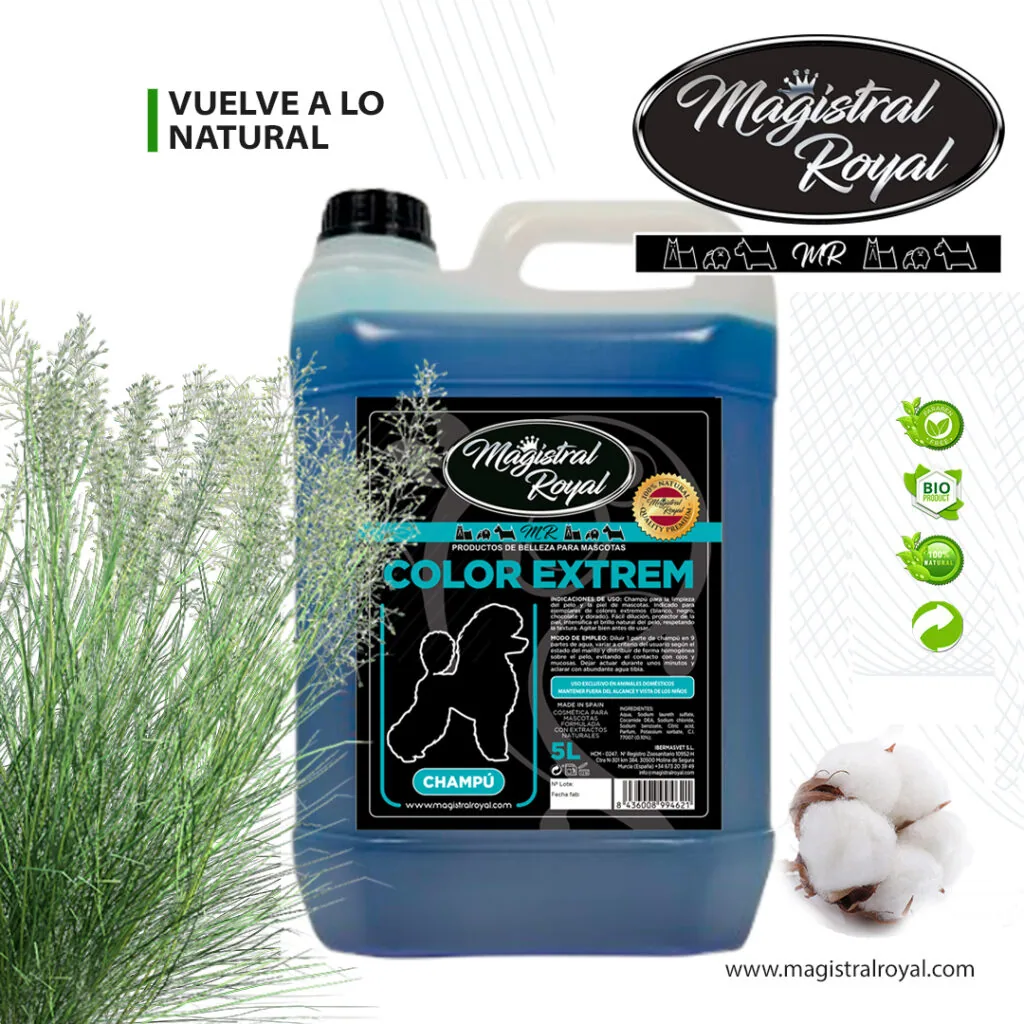Champú Color Extrem para perros de 5 litros
