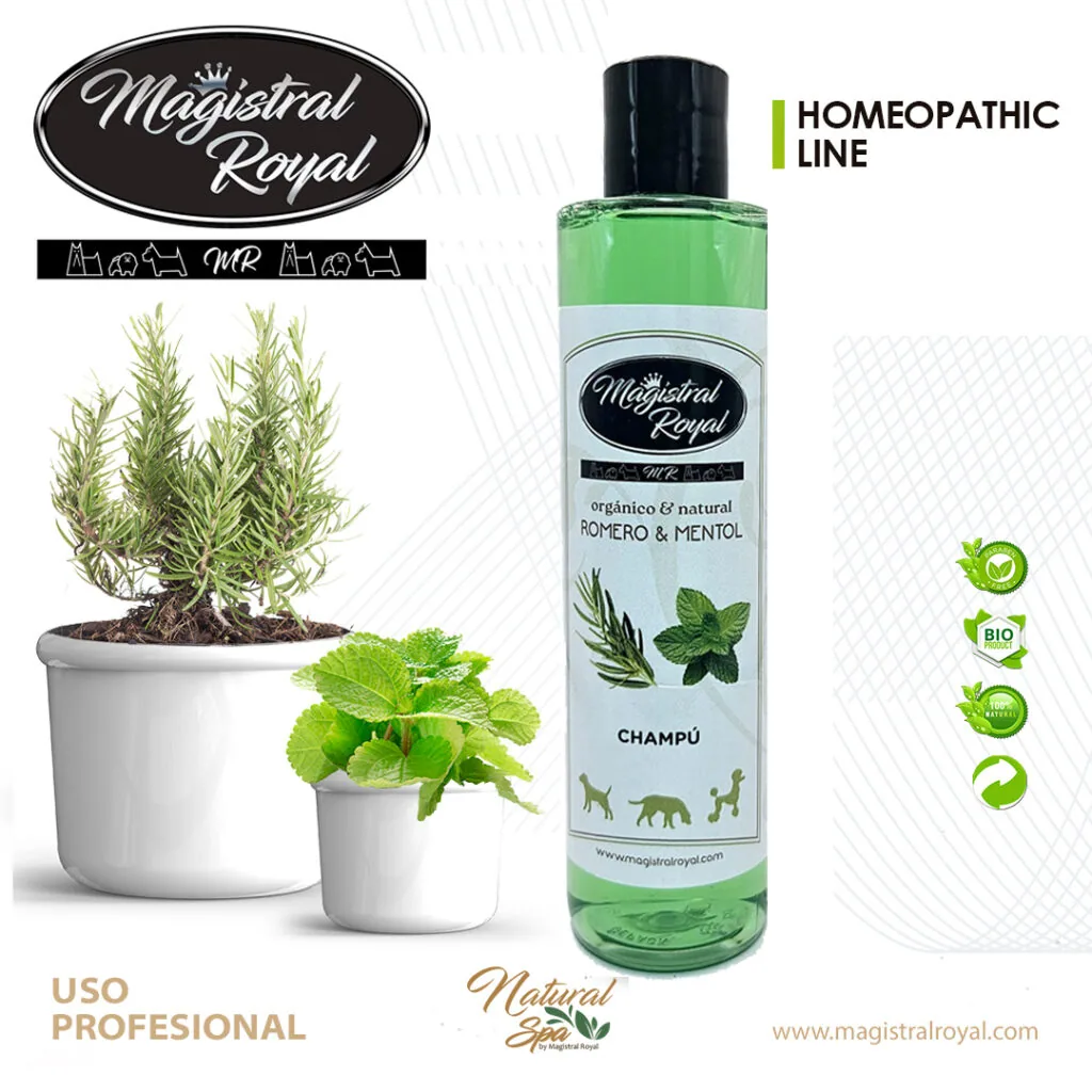 Crema acondicionadora de romero y mentol de 250 ml