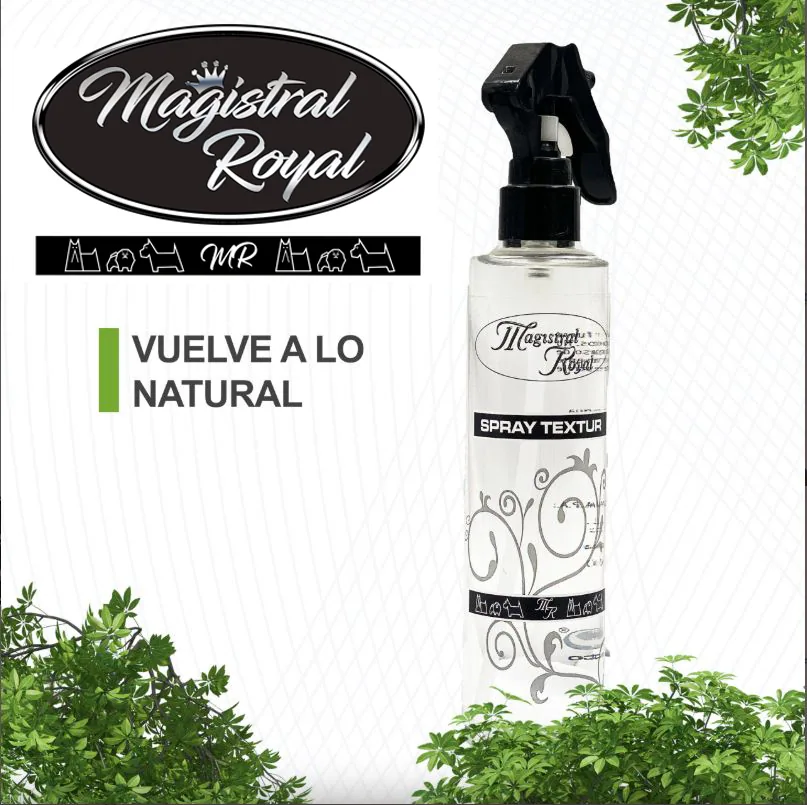 Spray fijador y texturizador para perros