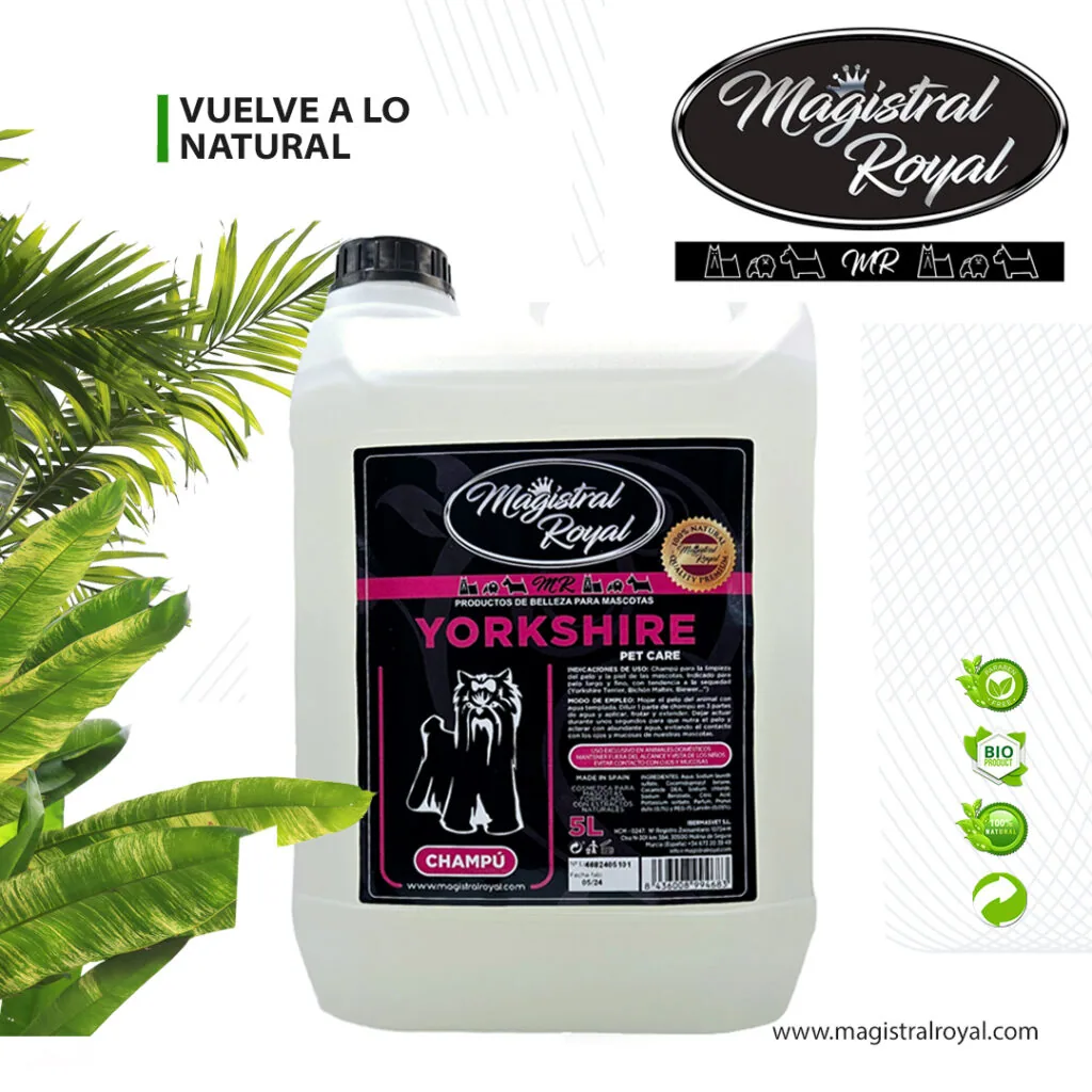 Champú para perros Yorkshire
