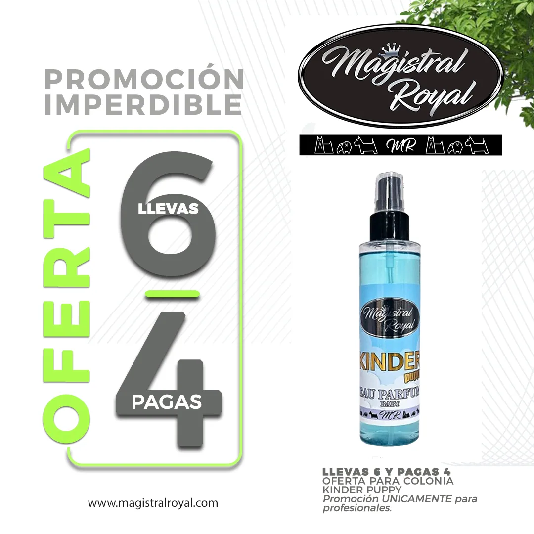 Promoción de bruma Kinder Puppy para cachorros